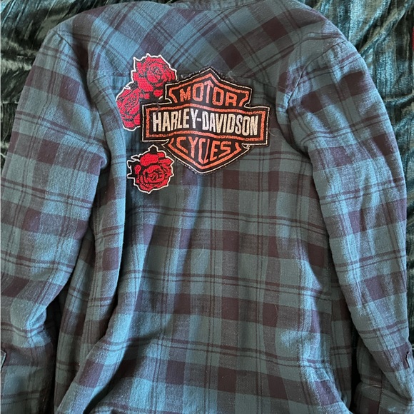 Harley Davidson Sherpa Flannel - Picture 1 of 4